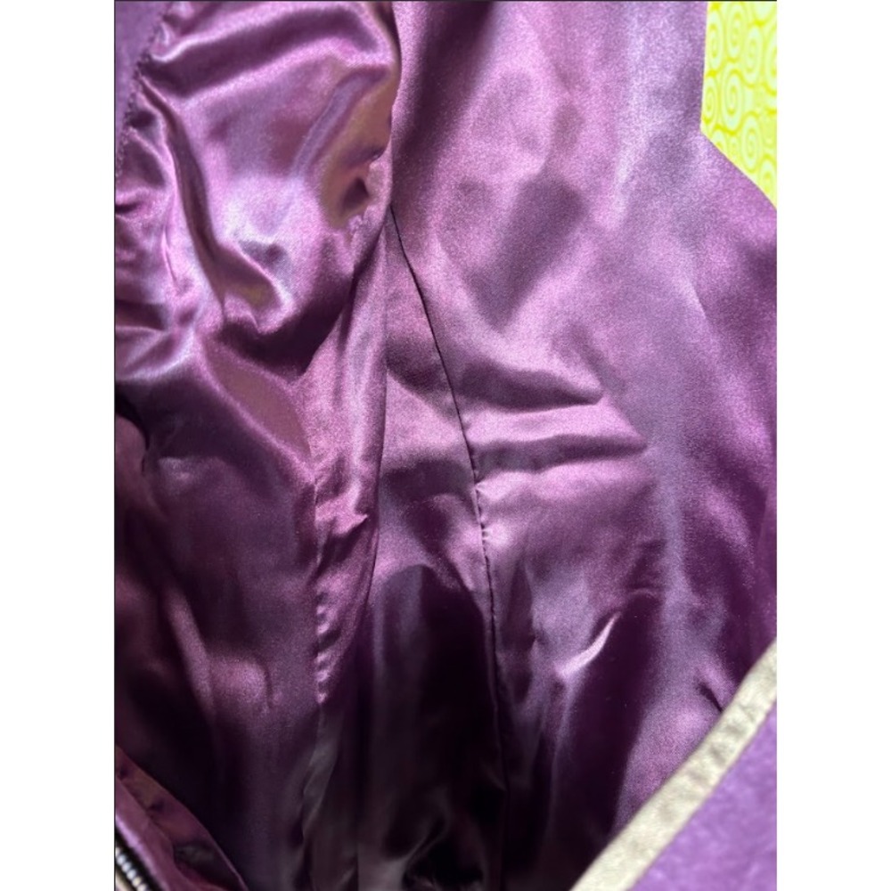 Linea Louis DellOlio Suede Jacket Plum Gold Detail NWT Womens 2XL Luxe Chic - Picture 7 of 8
